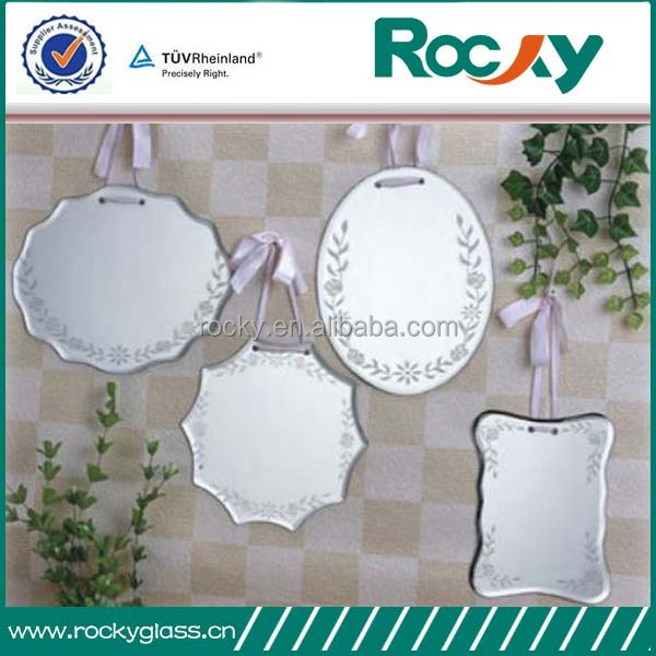 3mm/4mm/5mm/6mm/8mm frameless decorative bevelled mirror