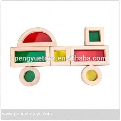 Classic Shapes Blocks	,	Baby Blocks	,	Kids Wooden Building Blocks