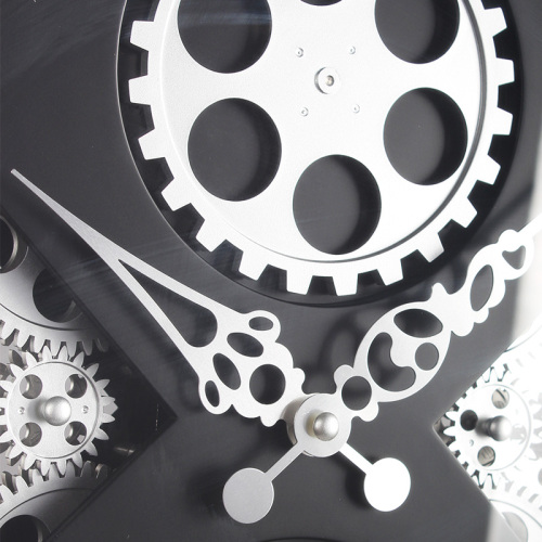 Gear Wall Clock With Sector and Round Shape