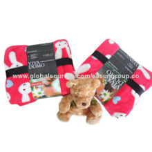 King/queen size 100% polyester flannel fleece blankets