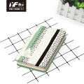 Popular simple color embroidery partysu pu pencil case