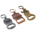 Anpassad graverbar logotyp Metal Keychain Bottle Opener