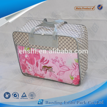 clear pvc zipper packaging bag with zipper