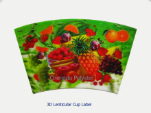 3D Lenticular Cup Label