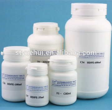 white plastic pill bottle / empty bottles for medicine /pill bottles with snap cap
