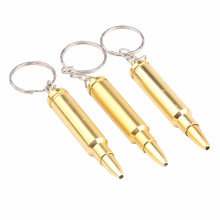 Gold freestyle portable 68mm bullet shaped pendant smoking pipe
