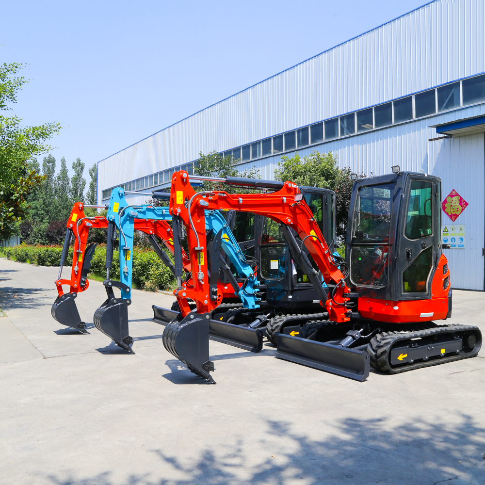 Ce penggali kecil 1 ton mini excavator