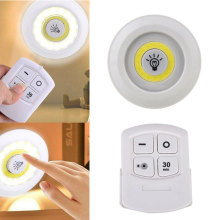 Cordless Bright LED Touch Night Light with Remote Control