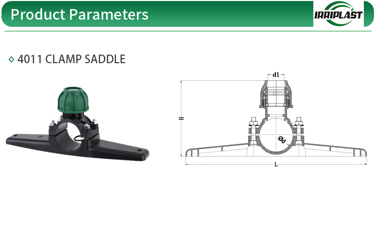 high quality pipe clamp saddle coupling saddle base Plastic Clamp Saddle for water supply