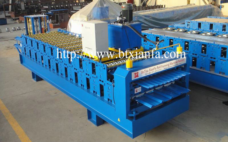 double layer roof sheet making machine
