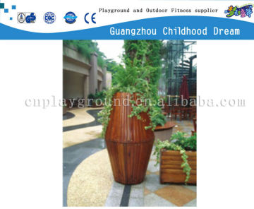 (HD-19014)2014Newest design!wooden barrel flower pot