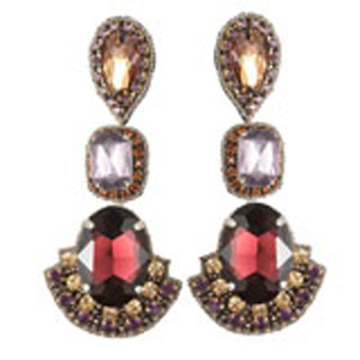 Large long diamond drop earring for women designing