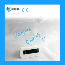 2014 promotional mini led digital clock white display