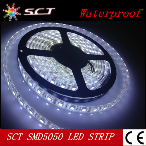 Silicon tube waterproof ! flexible smd 5050 rgb led strip