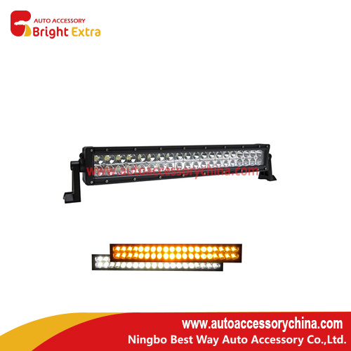 120W Led Work Light Bar White And Amber