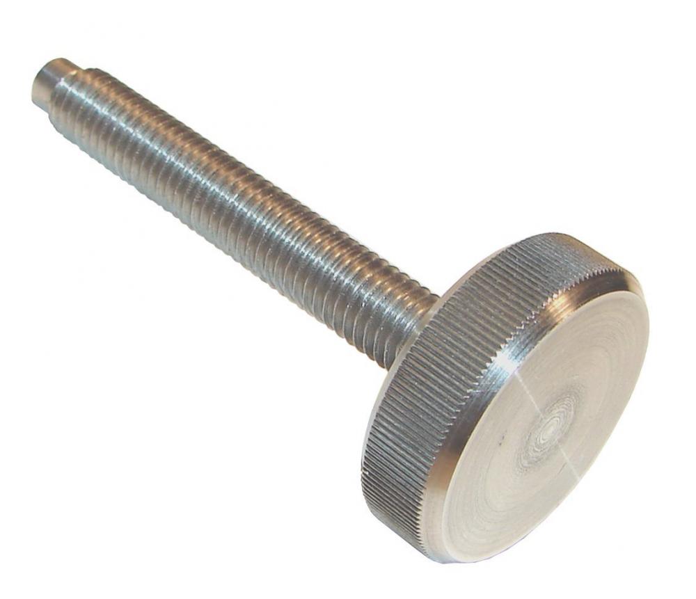 M3 knurled stainless steel Large head screw