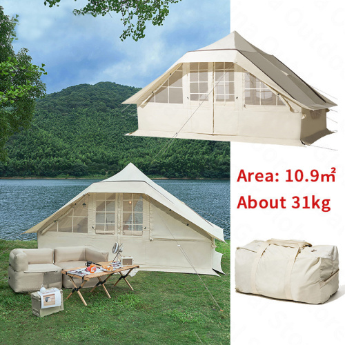 5-8 People Party Thick Cotton Waterproof Air Tent