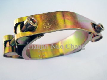 Two-bolt Heavy Duty Hose Clip Pipe Clamp