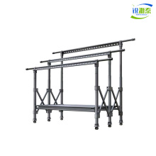 Adjustable Height Mobile Industrial Equipment Frame