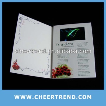 4.3"TFT/LCD advertisement cards