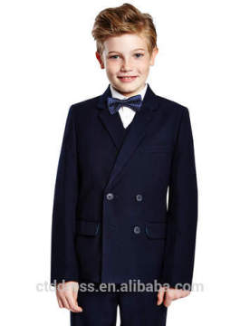 navy blue ,double breasted,custom made boy suits