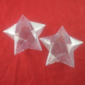 Disesuaikan jelas Lima bertudung Bintang lipatan lipatan lembut Kotak pembungkusan Untuk Hadiah Percutian