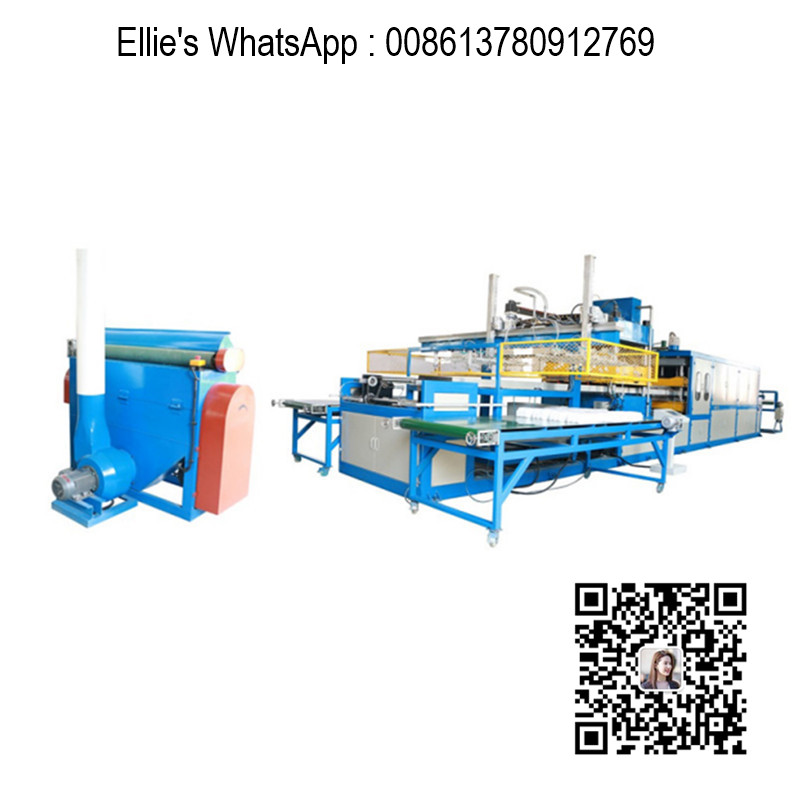 PS foam thermocol plate /disposable fast food box making machine