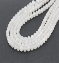 Natural Stone Beads Round  White Quartz Loose Gemstone Beads