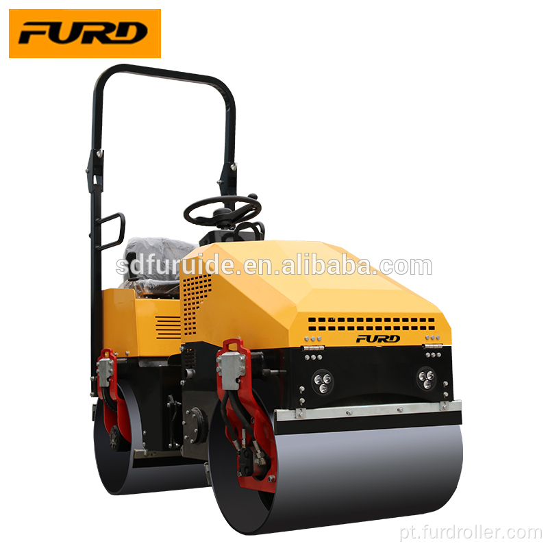 Rolo compactador vibratório hidráulico de 1 tonelada FYL-890 Rolo compactador vibratório hidráulico de 1 tonelada FYL-890