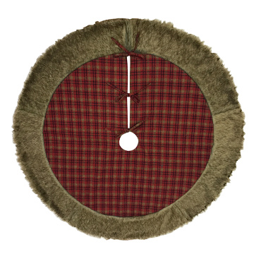 tree skirt christma traditional red