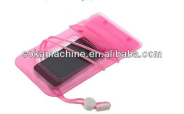 Clear PVC Waterproof Pouch For Mobile Phone