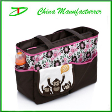New Micro Fiber pattern shoulder bag,best diaper bag