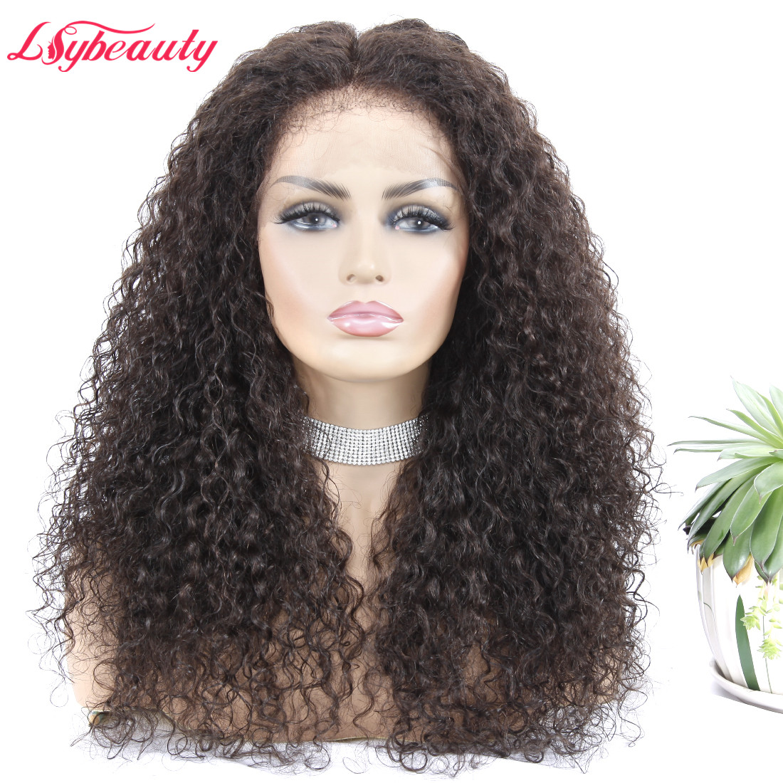 2020 New HD Super Natural Thin Transparent 360 Lace Front Wig Jerry Curl, 100% Virgin Remy Hair Curly 360 Full Lace Wig.