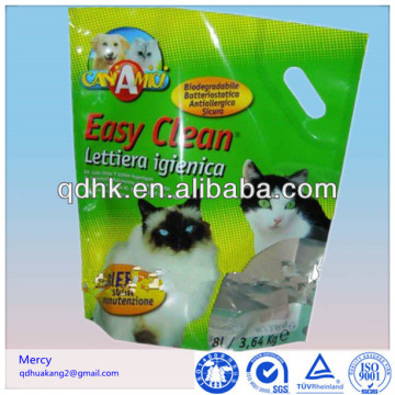 Cat litter plastic packing bag