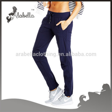 Cheap women sports pants 100% cotton women fleece pants