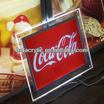 Desktop LED Acrylic Poster Signs