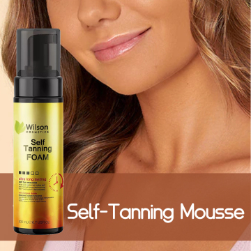 Black Skin Self-Tanning Mousse - Organic Sunless Tanner
