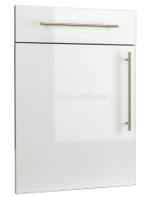 WHITE COLOR PVC HIGH GLOSS KITCHEN CABINET DOOR