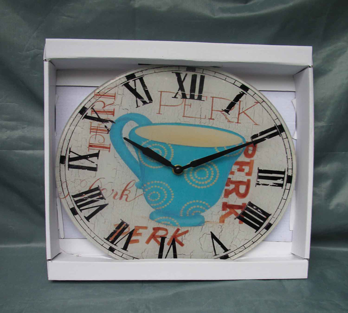 Golf Glass Bedroom Gift Clock