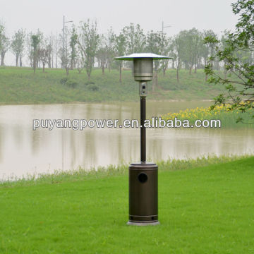 Powder coated outdoor gas heater