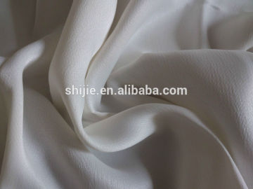 100% Viscose Satin crepe fabric/top end viscose crepe satin dress fabric/120D*120D viscose satin fabric for making dress