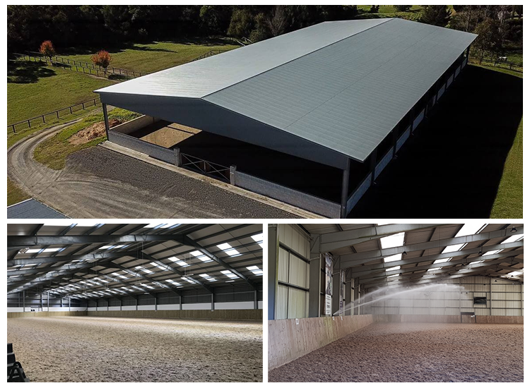 stable horse shed barn steel structure cowshed prefabricated dairy cow cattle farm shed barns house building bangladesh