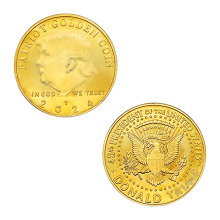 2024 Donald Trump Collectible Gold Plated Coin for Wholesale Sale