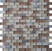 MBB4005 Foshan Good Price Shell Glass Mosaic Design Pictures Pattern