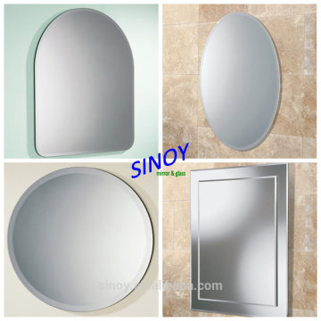 Decorative frosted bathroom mirror, frosted glass mirror, frosted mirrors