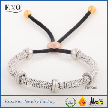 Stainless Steel Cross Adjustable Wire Bracelet