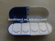 Capsule shaped Pill box