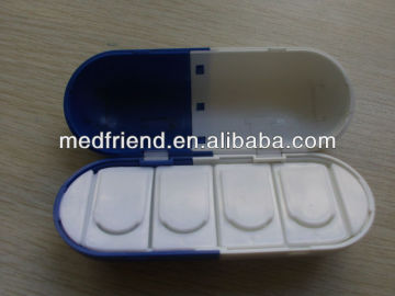 Capsule shaped Pill box