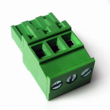 PCB Terminal Block with Zinc Plating Over-steel Screws and Tin Plating Over-brass Terminals
