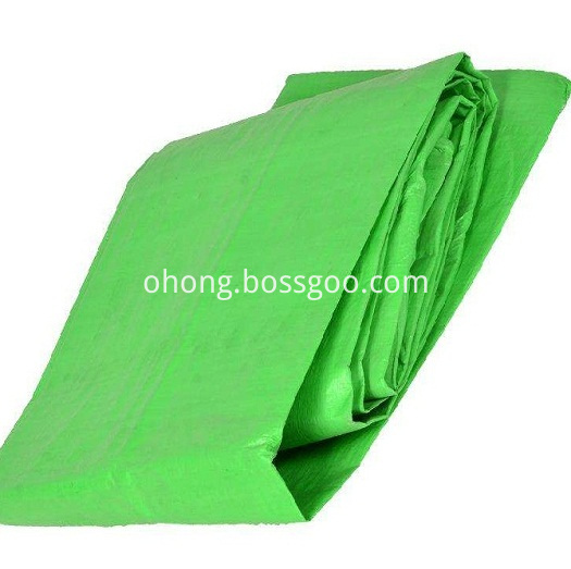 Green Color PE Tarps